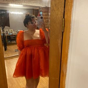 Selkie Hongbao 🧧 Red Puff Dress NWT XL